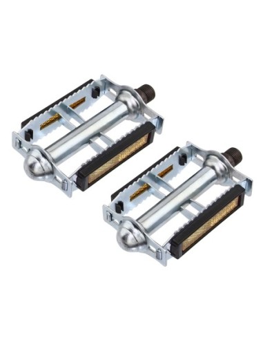 616 Steel Pedals 9/16 Chrome.